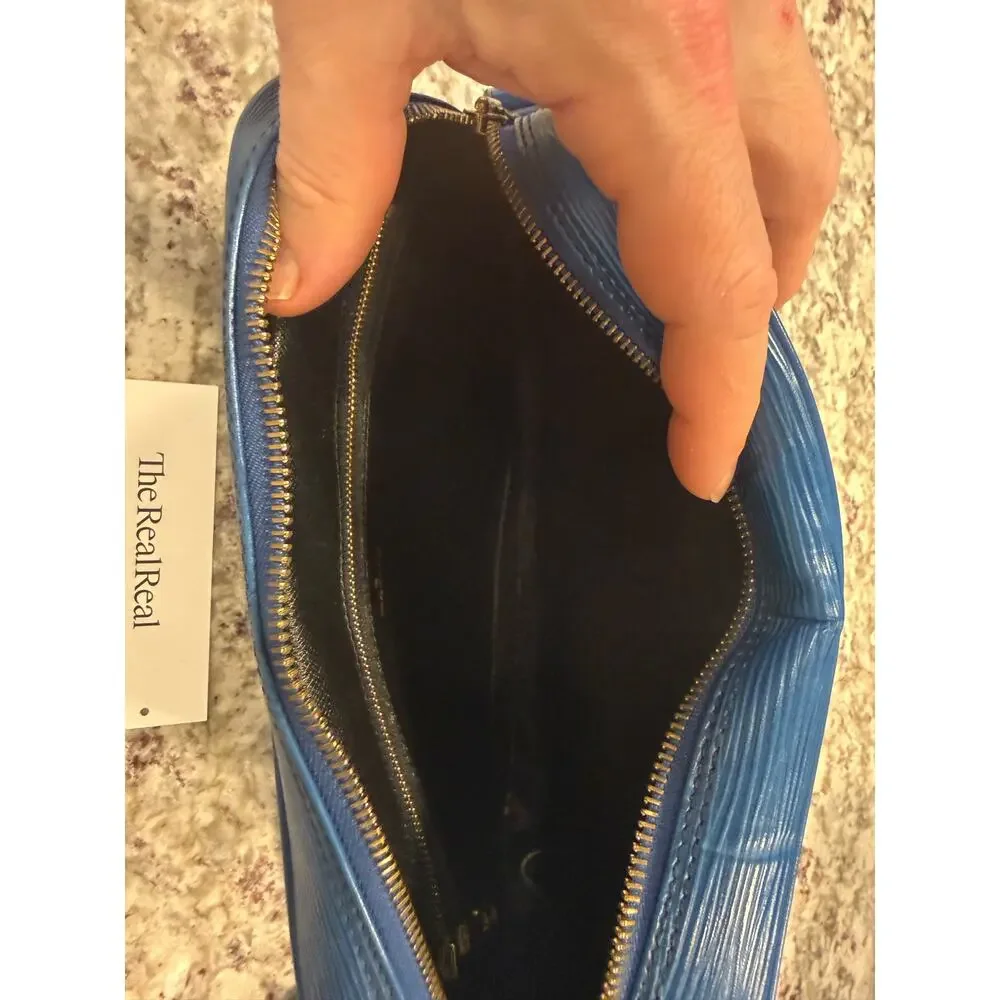 Louis Vuitton Toledo Blue Epi Leather Trocadero 27 Crossbody
